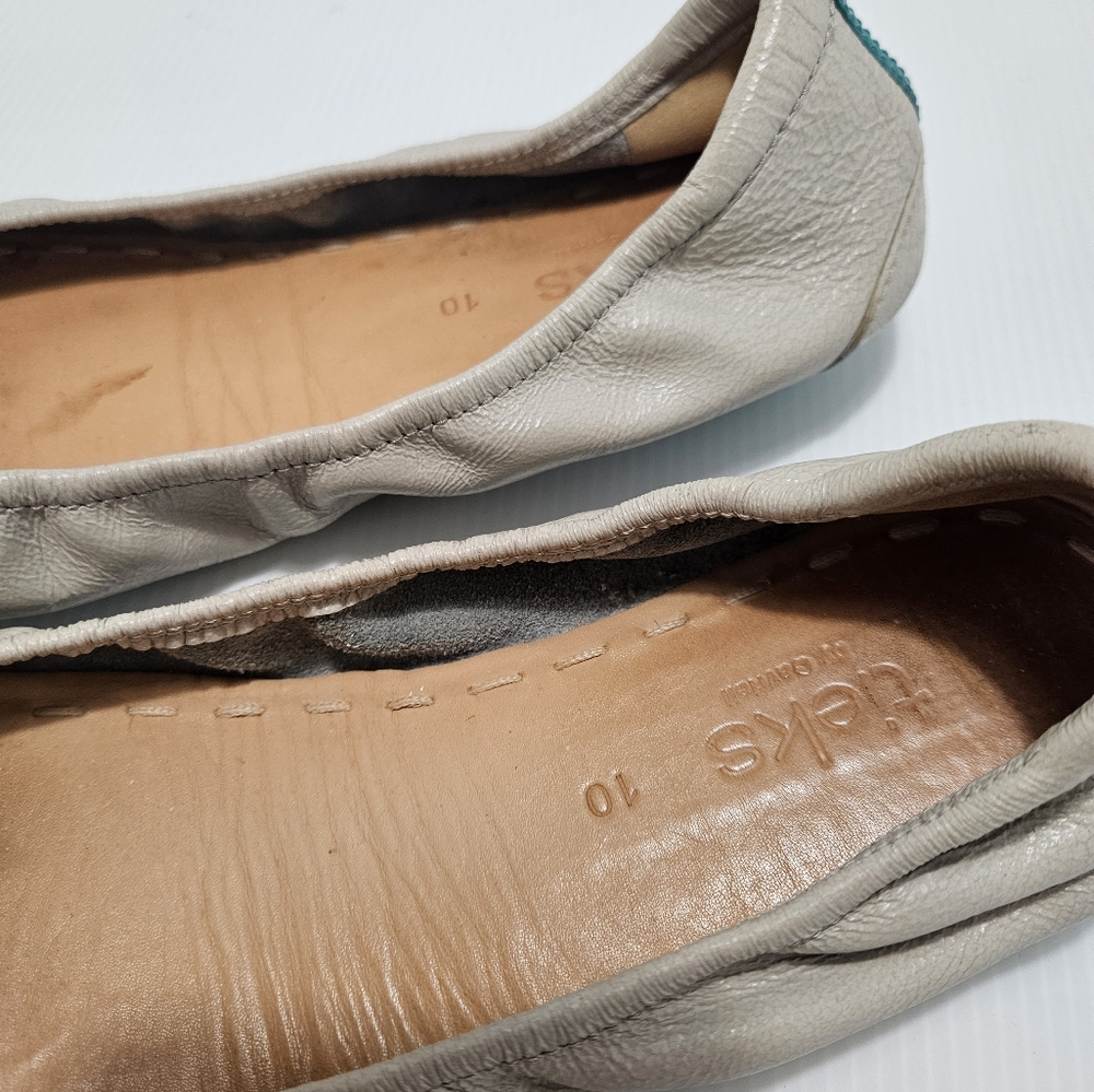 FEATHER GREY TIEKS, SIZE 10 - Picture 3 of 5